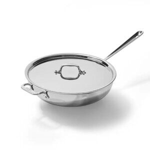 D3 Stainless 3-ply Bonded Cookware, Weeknight Pan with lid